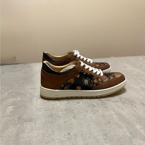 Taft Brown and Black Patterned Sneakers
